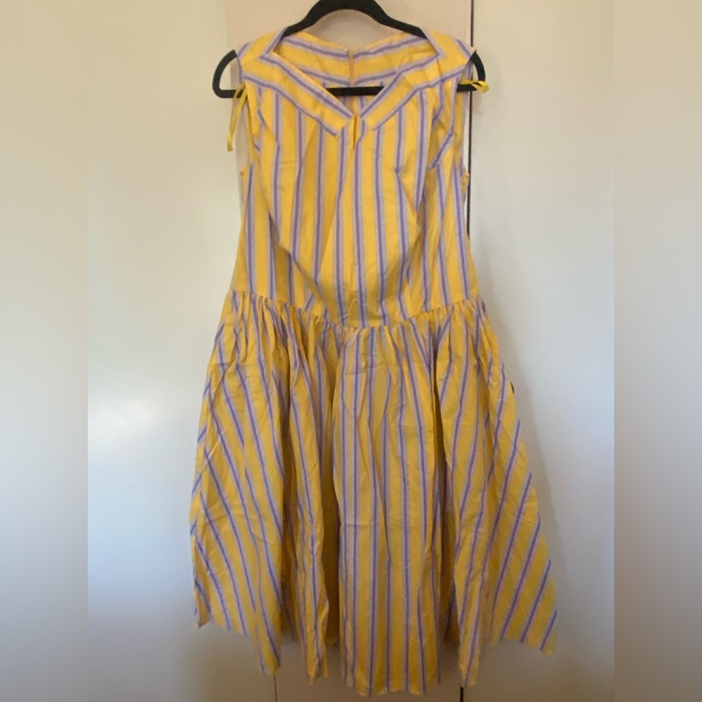 Unique Vintage - Stripe Dress